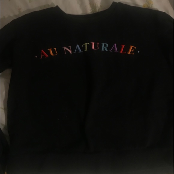 Cotton On Other - COTTON ON embroidered “AU NATURALE” sweatshirt